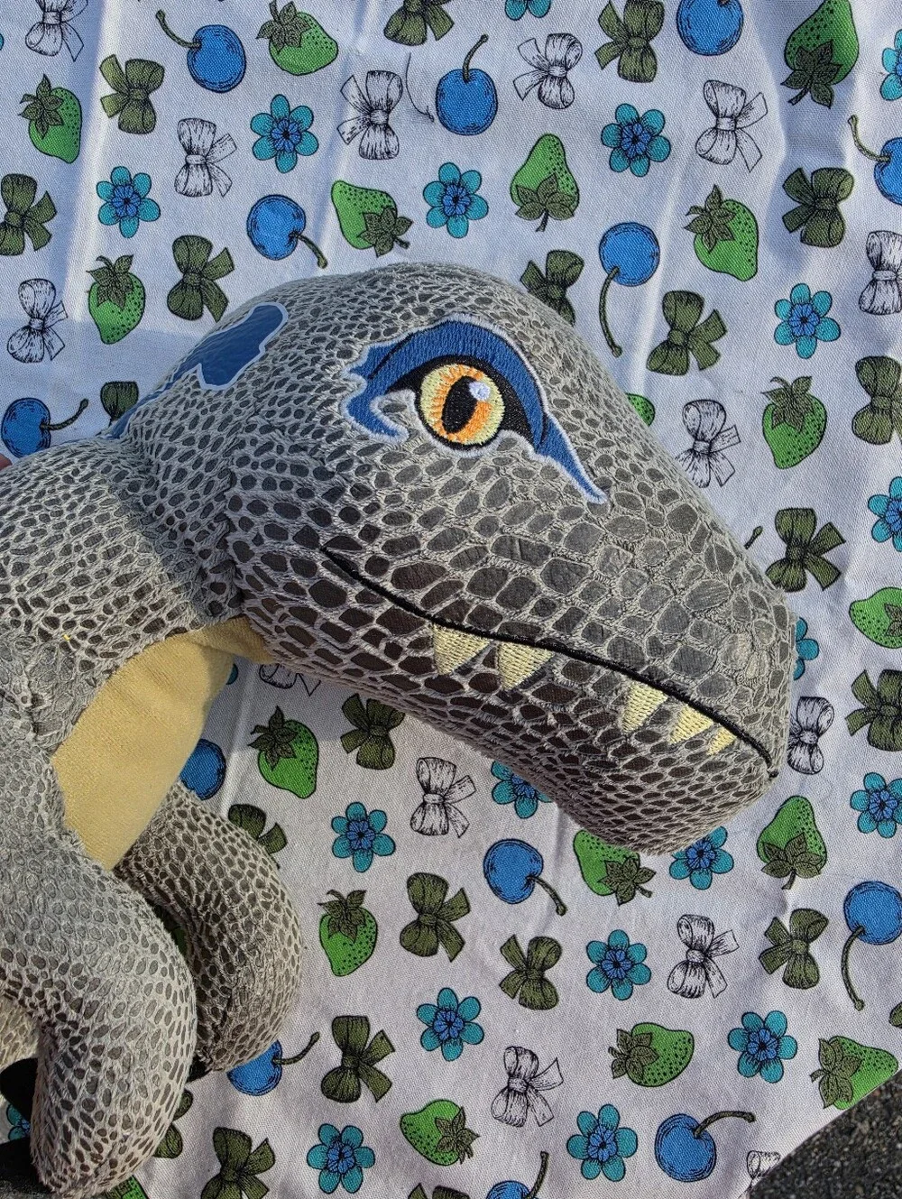 Build-A-Bear Jurassic World Blue Velociraptor Dinosaur Plush BABW Raptor